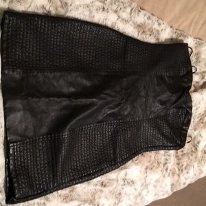 H&M size 8 imitation leather dress